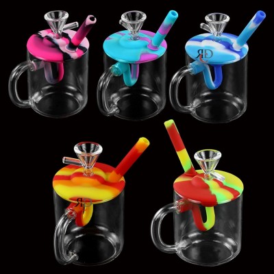 WATER PIPE SILICONE GLASS CUP WPS950 1CT